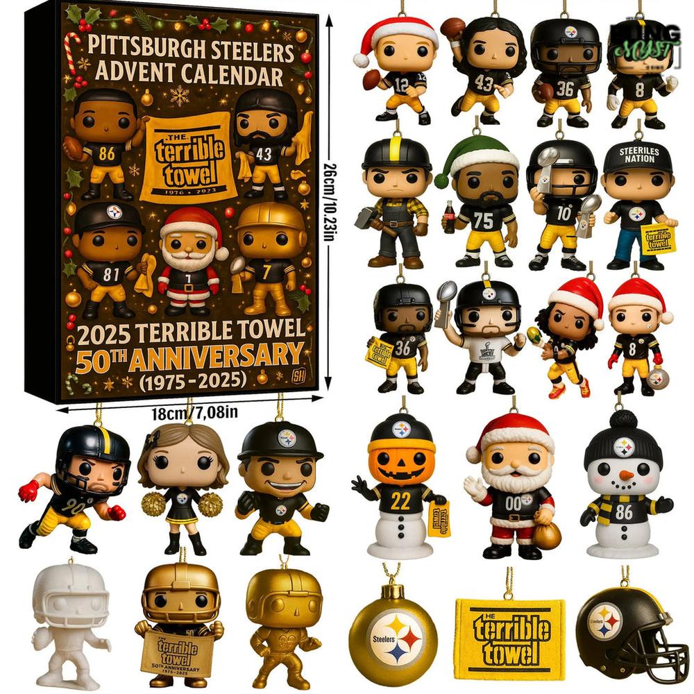 Pittsburgh Steelers 50th Anniversary 2025 Advent Calendar Pittsburgh Steelers 50th Anniversary 2025 Advent Calendar