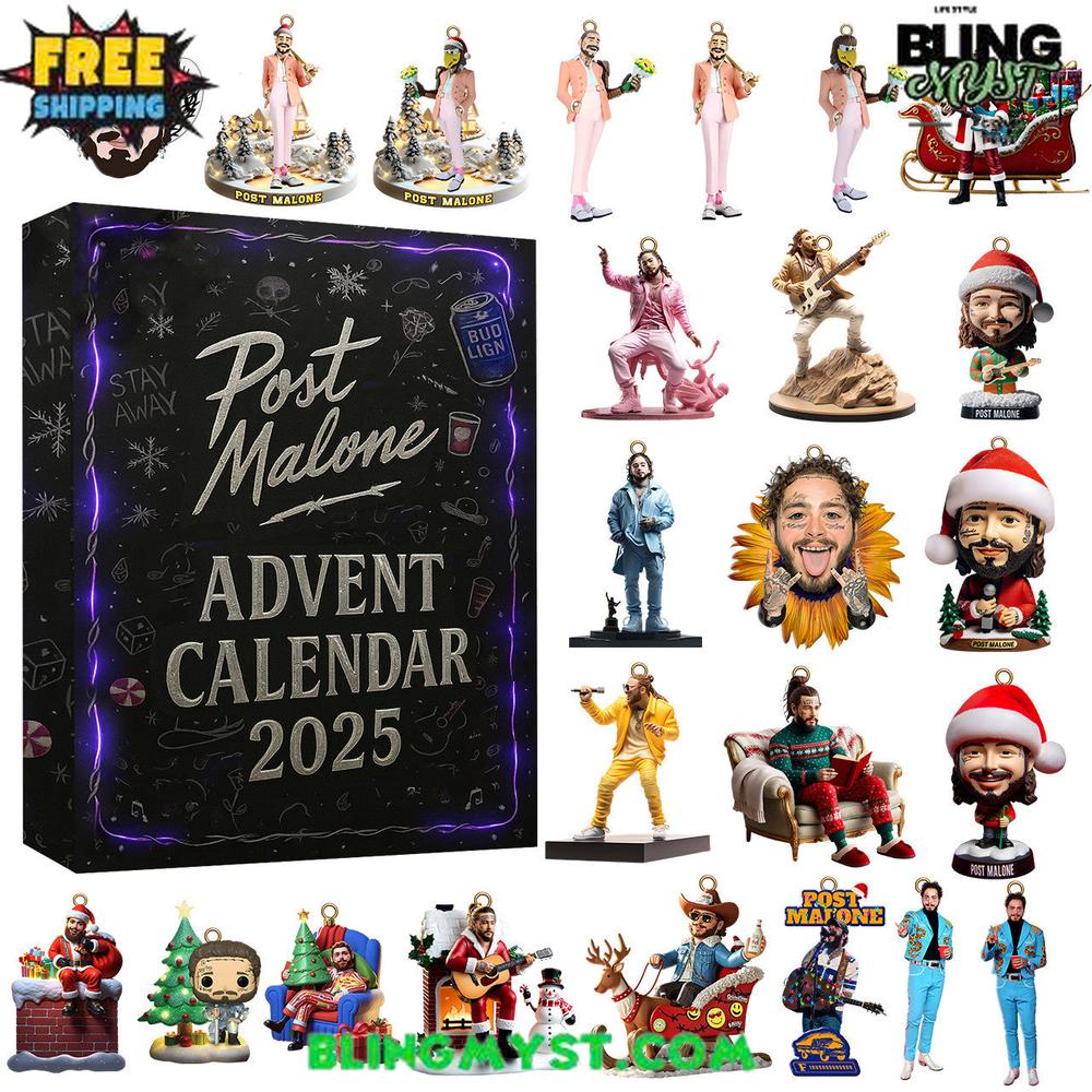 Post Malone Limited Edition Advent Calendar 2025 Post Malone Limited Edition Advent Calendar 2025