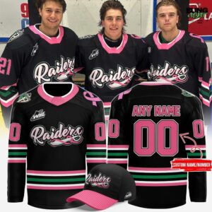 Prince Albert Raiders Cancer Awareness Night 2025 Hockey Jersey