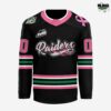 Prince Albert Raiders Cancer Awareness Night 2025 Hockey Jersey 1 Prince Albert Raiders Cancer Awareness Night 2025 Hockey Jersey 2