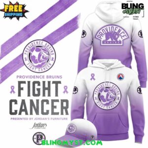 Providence Bruins Fight Cancer Night 2025 Hoodie