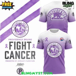 Providence Bruins Fight Cancer Night 2025 T-Shirt