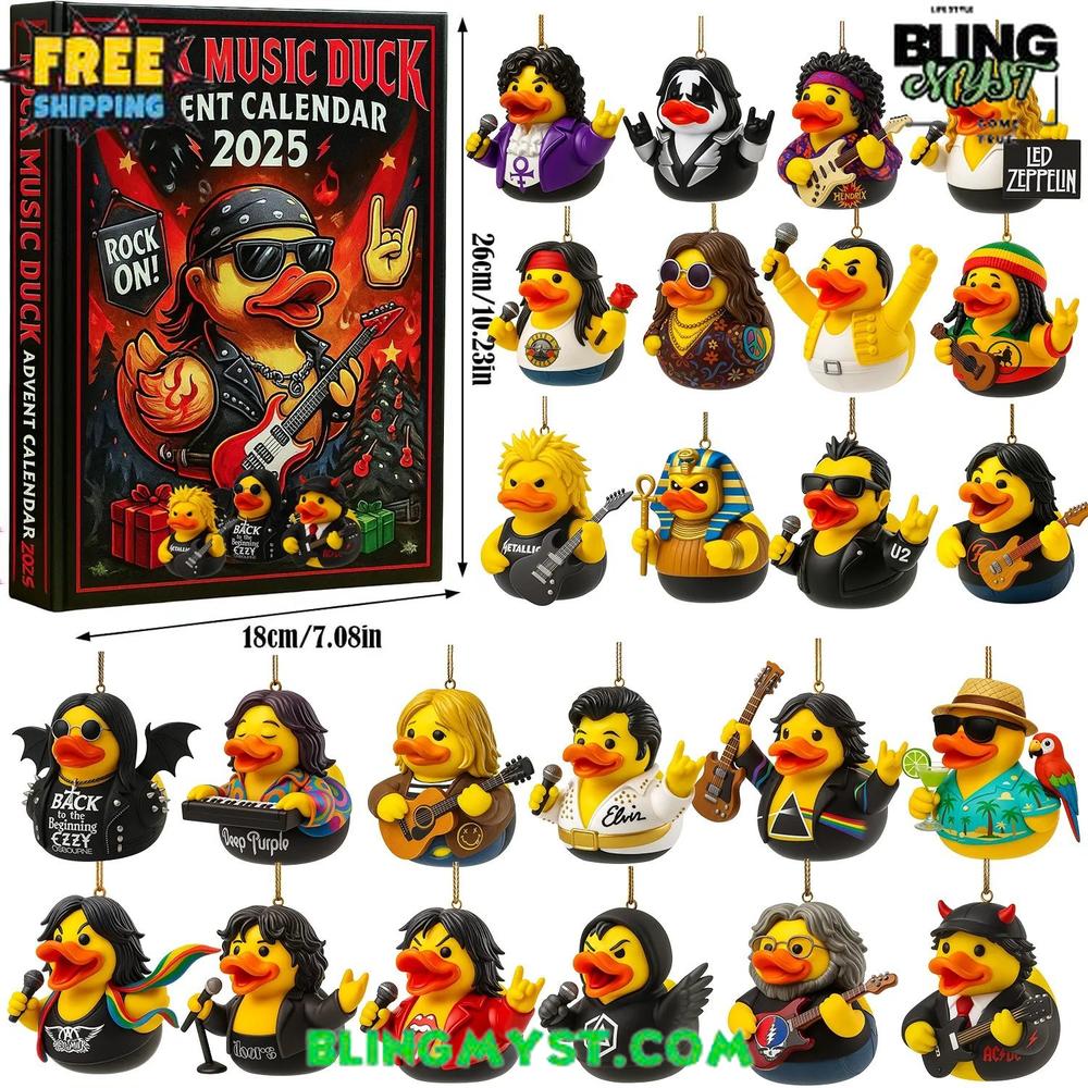 Rock Music Duck Limited Edition Advent Calendar 2025 Rock Music Duck Limited Edition Advent Calendar 2025