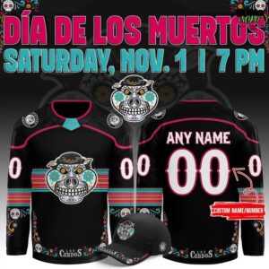 Rockford IceHogs Dia de Los Muertos 2025 Hockey Jersey