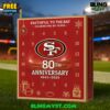 San Francisco 49ers 80th Anniversary Christmas Limited Edition Advent Calendar 2025 3