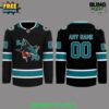 San Jose Sharks 2025 First Responders Night Special Hockey Jersey 4