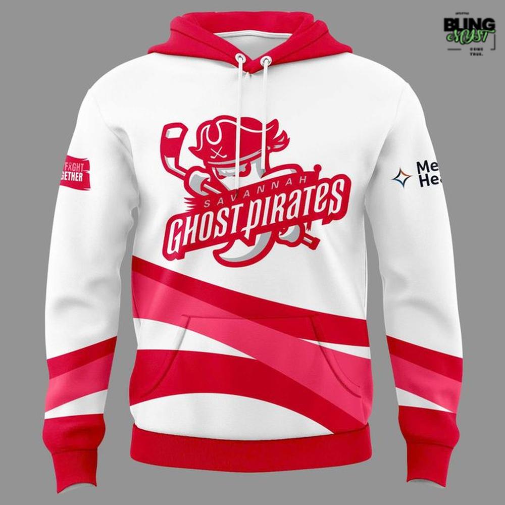 Savannah Ghost Pirates Pink in the Rink 2025 Hoodie Savannah Ghost Pirates Pink in the Rink 2025 Hoodie