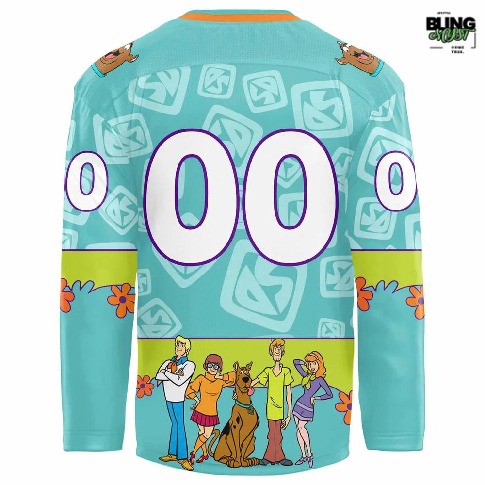 Sioux Falls Stampede Scooby-Doo Special Edition Hockey Jersey Sioux Falls Stampede Scooby-Doo Special Edition Hockey Jersey