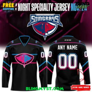 South Carolina Stingrays Glow Night 2025 Hockey Jersey