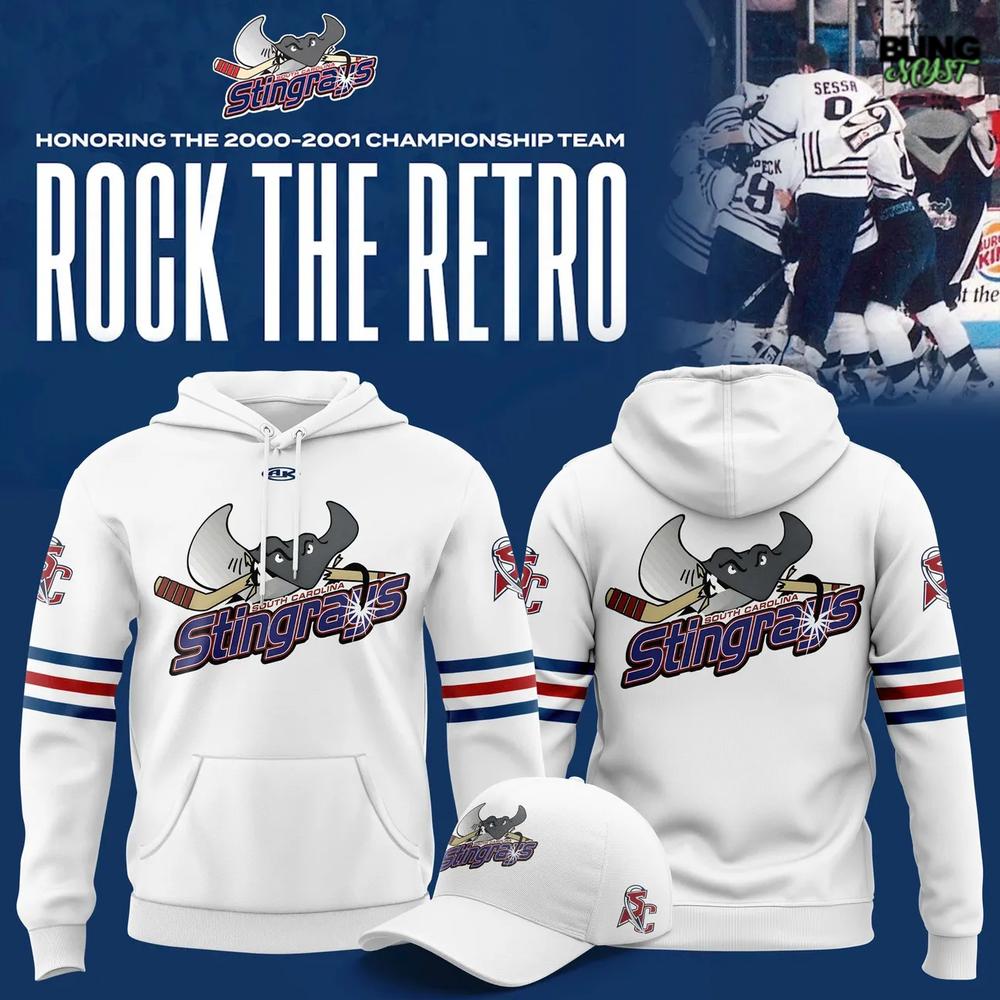 South Carolina Stingrays Rock the Retro Hoodie South Carolina Stingrays Rock the Retro Hoodie