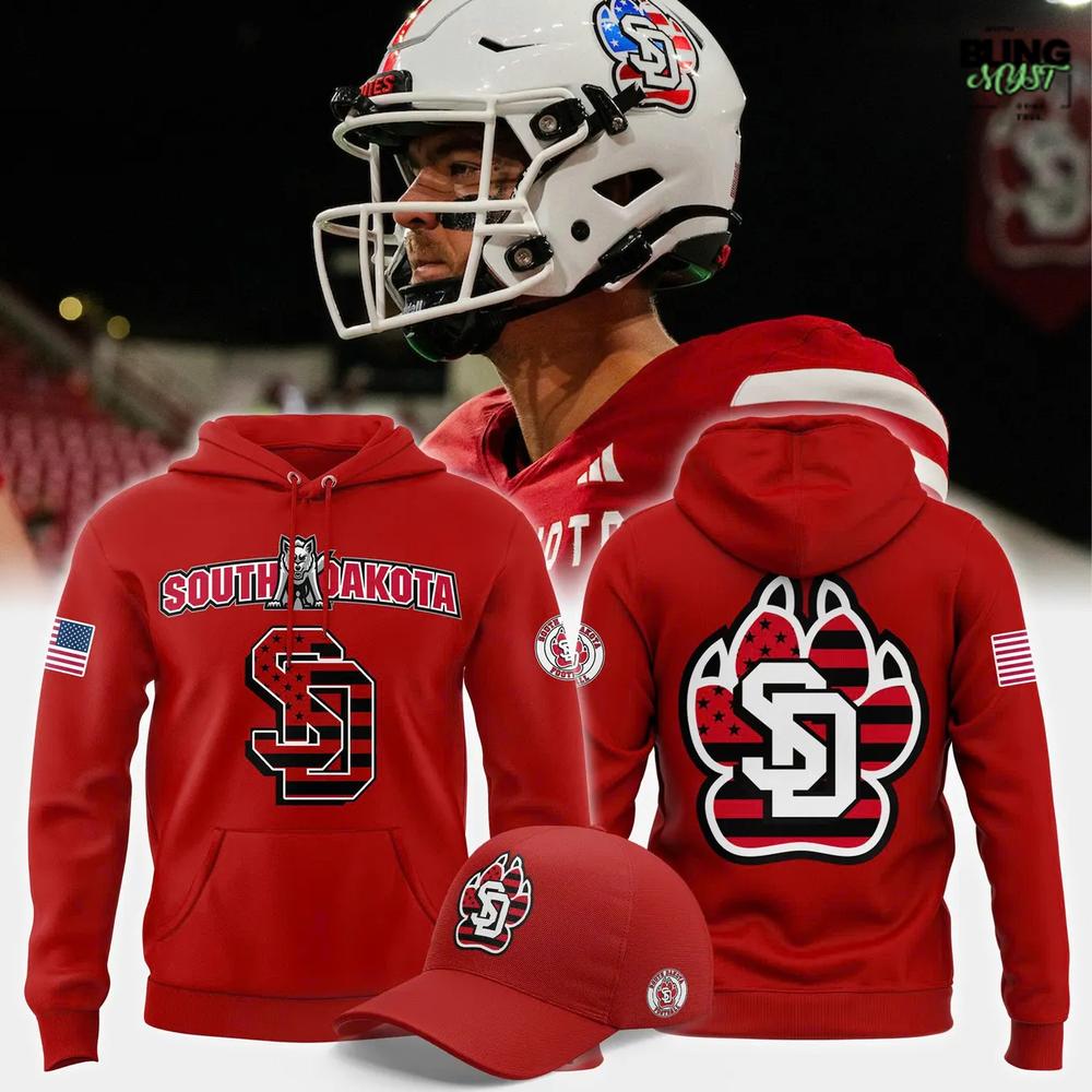 South Dakota Coyotes 2025 Military Appreciation Hoodie South Dakota Coyotes 2025 Military Appreciation Hoodie