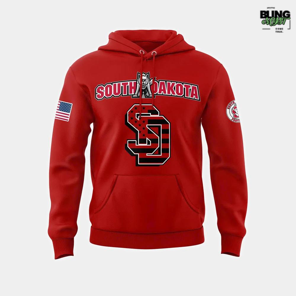 South Dakota Coyotes 2025 Military Appreciation Hoodie South Dakota Coyotes 2025 Military Appreciation Hoodie