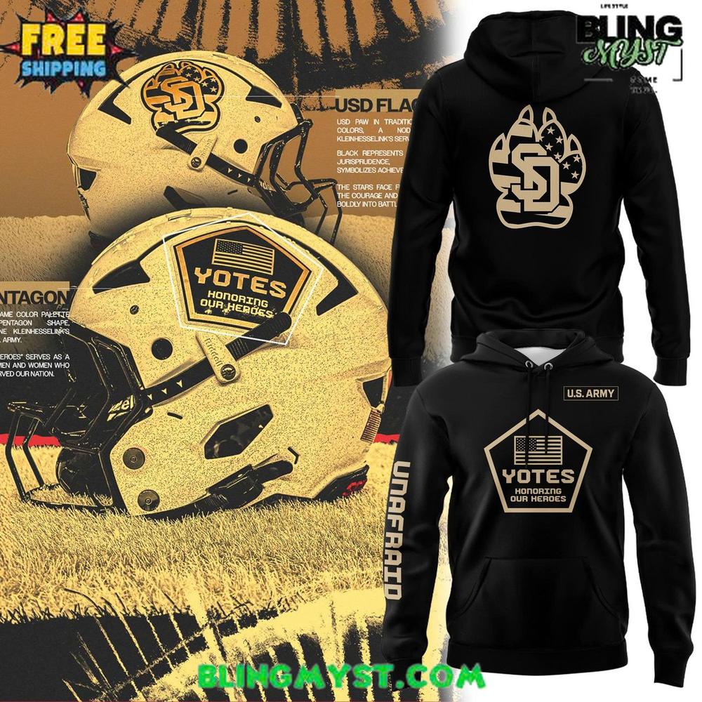 South Dakota Coyotes Military Appreciation 2025 Hoodie South Dakota Coyotes Military Appreciation 2025 Hoodie