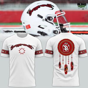 South Dakota Coyotes Native American Heritage 2025 T-Shirt