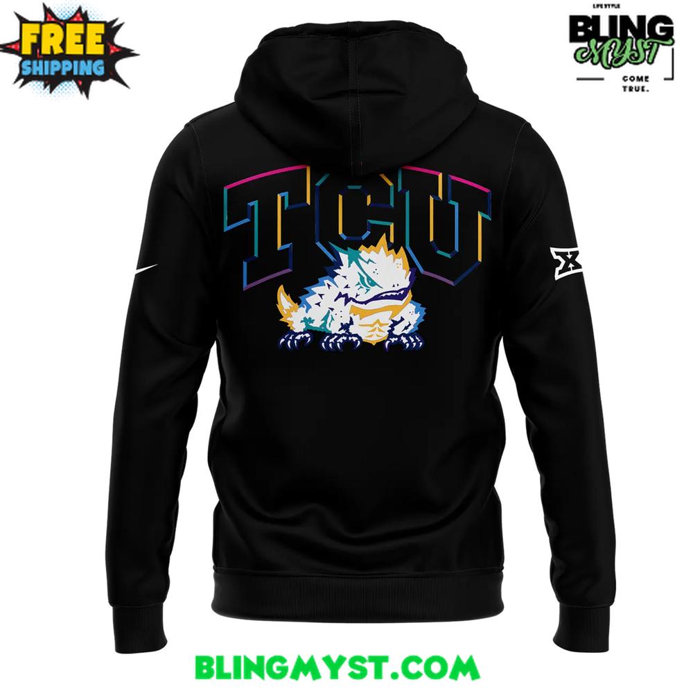 TCU Horned Frogs Crucial Catch Intercept Cancer 2025 Hoodie TCU Horned Frogs Crucial Catch Intercept Cancer 2025 Hoodie