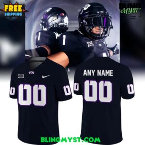 TCU Horned Frogs Dark Mode 2025 Football Jersey