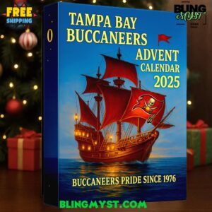 Tampa Bay Buccaneers 49TH ANNIVERSARY Christmas Limited Edition Advent Calendar 2025