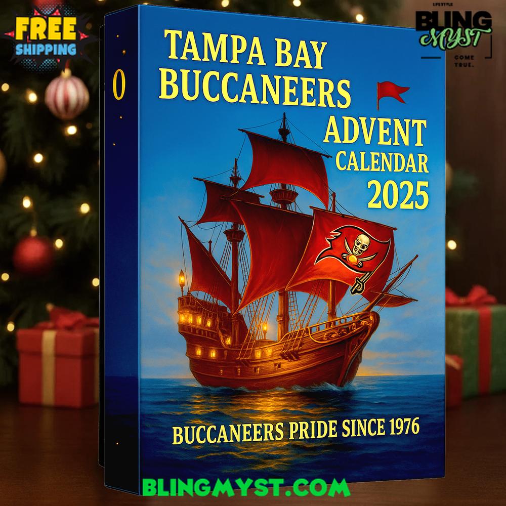 Tampa Bay Buccaneers 49TH ANNIVERSARY Christmas Limited Edition Advent Calendar 2025 Tampa Bay Buccaneers 49TH ANNIVERSARY Christmas Limited Edition Advent Calendar 2025