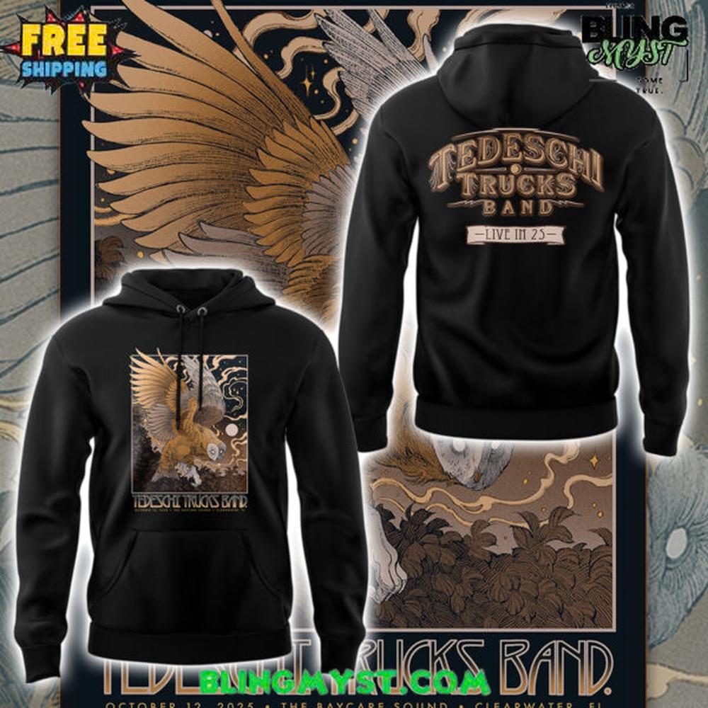 Tedeschi Trucks Band Live In 25 At The BayCare Sound Special Hoodie Tedeschi Trucks Band Live In 25 At The BayCare Sound Special Hoodie