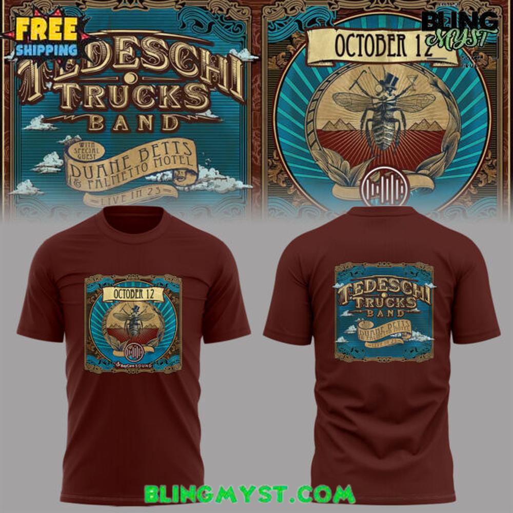 Tedeschi Trucks Band Live In ’25 At The BayCare Sound Special T-Shirt Tedeschi Trucks Band Live In ’25 At The BayCare Sound Special T-Shirt