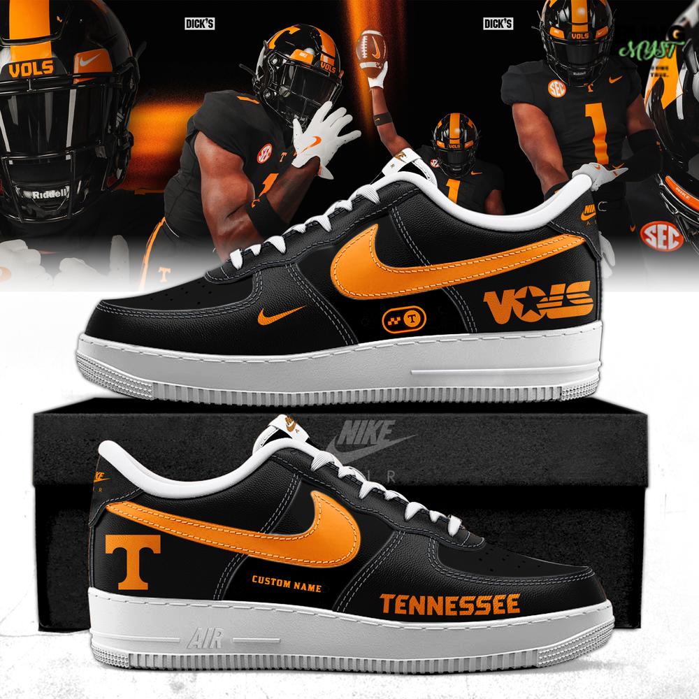 Tennessee Volunteers Dark Mode Customized Air Force 1 Tennessee Volunteers Dark Mode Customized Air Force 1