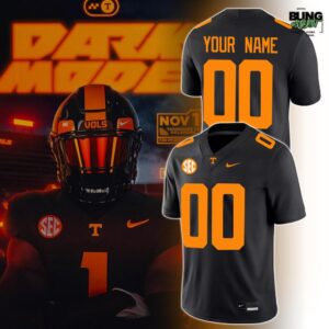 Tennessee Volunteers Dark Mode Limited Edition Football Jersey