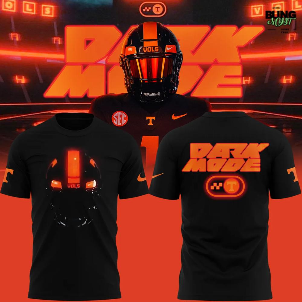 Tennessee Volunteers Dark Mode Premium T-Shirt Tennessee Volunteers Dark Mode Premium T-Shirt