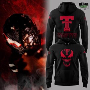 Texas Tech Red Raider Venom Dark Mode Hoodie
