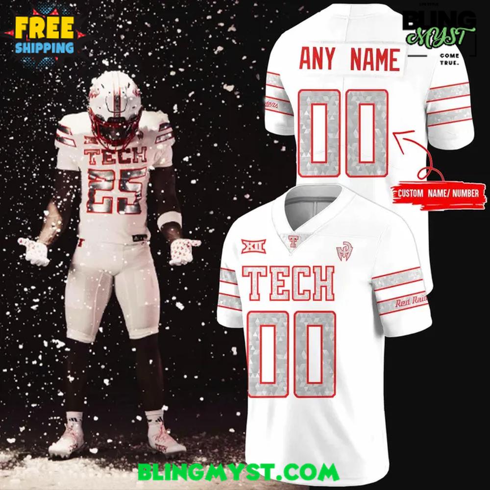 Texas Tech Red Raiders GalvanICED 2025 Football Jersey Texas Tech Red Raiders GalvanICED 2025 Football Jersey