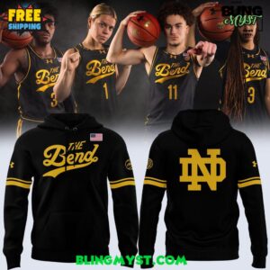 The Bend River Pattern Notre Dame Fighting Irish 2025 Hoodie
