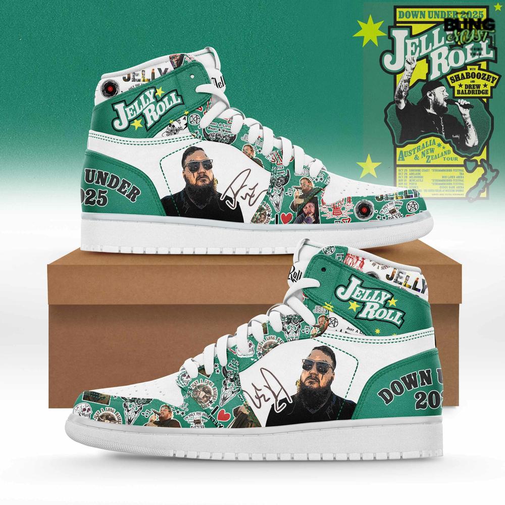 The Down Under 2025 Jelly Roll Limited Air Jordan 1 The Down Under 2025 Jelly Roll Limited Air Jordan 1