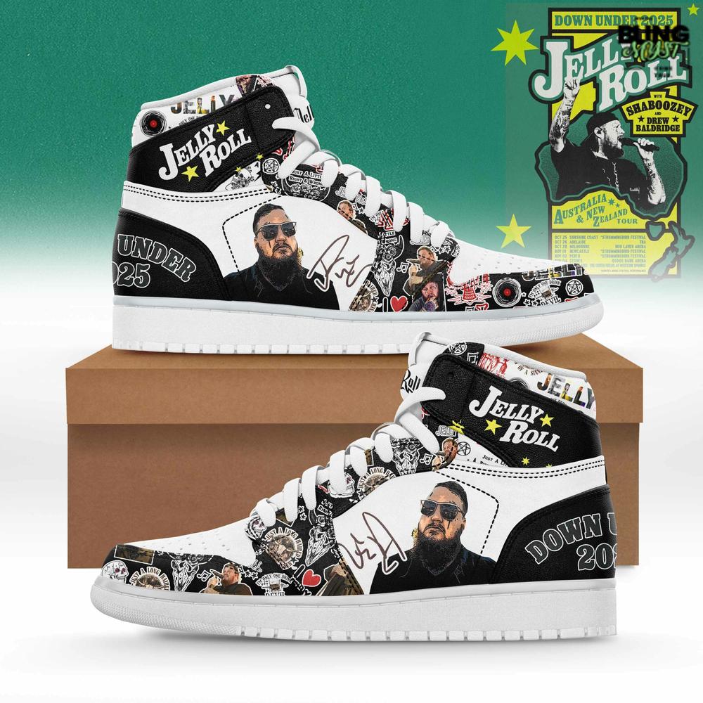 The Down Under 2025 Jelly Roll Limited Air Jordan 1 The Down Under 2025 Jelly Roll Limited Air Jordan 1