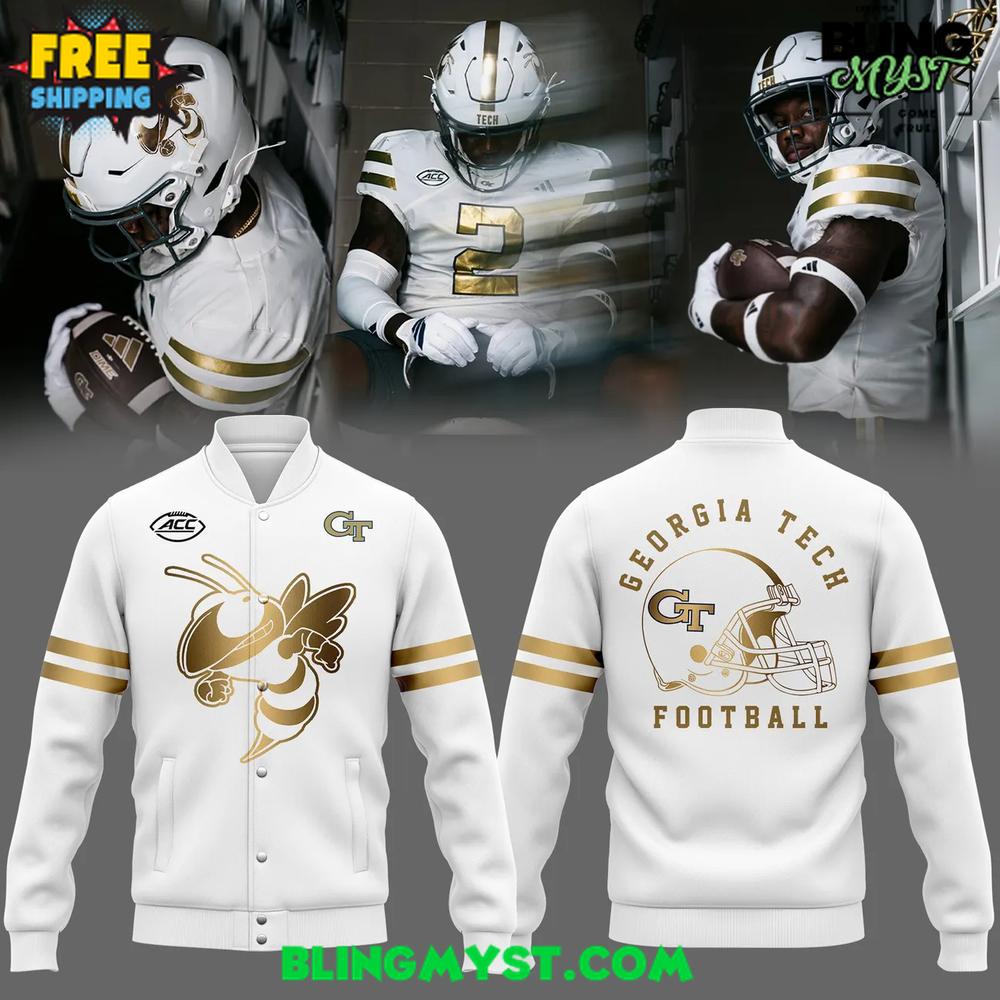 The Look The Flats The Buzz Georgia Tech Edition Basketball Jacket The Look The Flats The Buzz Georgia Tech Edition Basketball Jacket