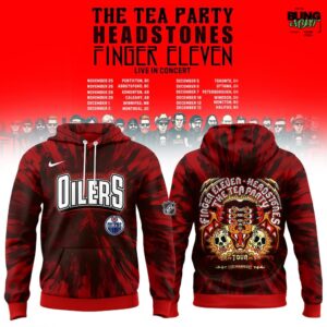 The Tea Party Headstones Finger Eleven Edmonton Oilers Hoodie