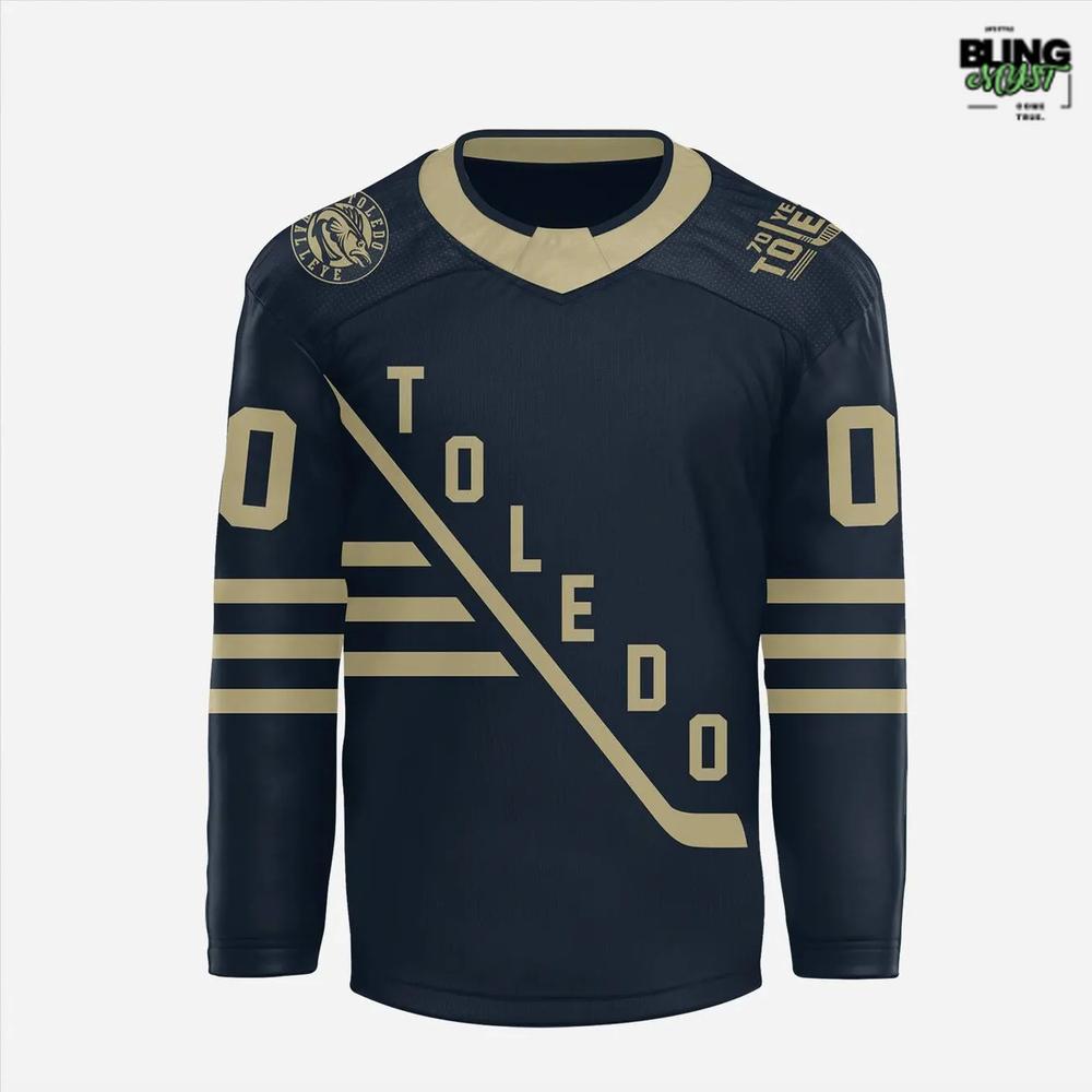 Toledo Walleye Heritage Weekend Limited Edition Hockey Jersey Toledo Walleye Heritage Weekend Limited Edition Hockey Jersey