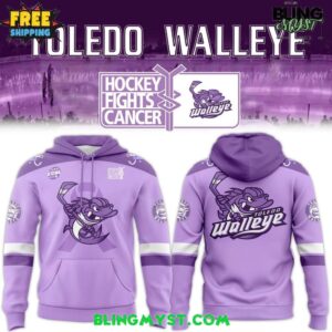 Toledo Walleye Hockey Fights Cancer 2025 Special Hoodie