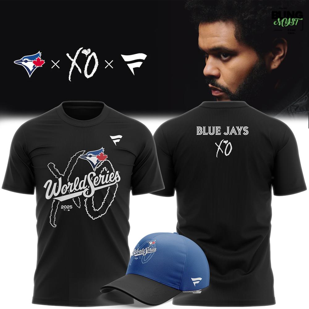 Toronto Blue Jays x The Weeknd 2025 World Series T-Shirt Toronto Blue Jays x The Weeknd 2025 World Series T-Shirt