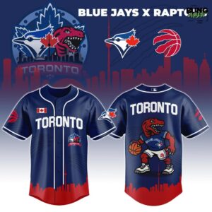 Toronto Blue Jays x Toronto Raptors Special Edition Baseball Jersey