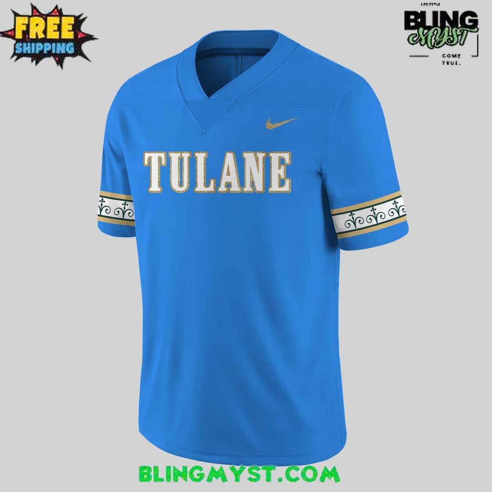 Tulane Green Wave Roll Wave Special Edition Football Jersey Tulane Green Wave Roll Wave Special Edition Football Jersey