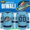 Vancouver Canucks 2025 Diwali Night Hockey Jersey 1