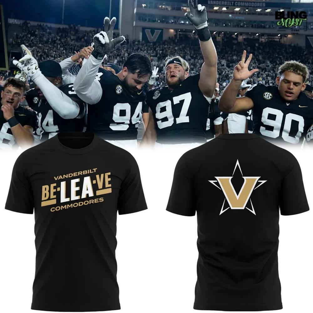 Vanderbilt Commodores Be-LEA-VE T-Shirt Vanderbilt Commodores Be-LEA-VE T-Shirt