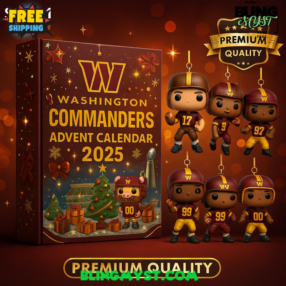 Washington Commanders 93RD ANNIVERSARY Christmas Limited Edition Advent Calendar 2025 Washington Commanders 93RD ANNIVERSARY Christmas Limited Edition Advent Calendar 2025