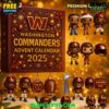 Washington Commanders 93RD ANNIVERSARY Christmas Limited Edition Advent Calendar 2025 3 Washington Commanders 93RD ANNIVERSARY Christmas Limited Edition Advent Calendar 2025 4