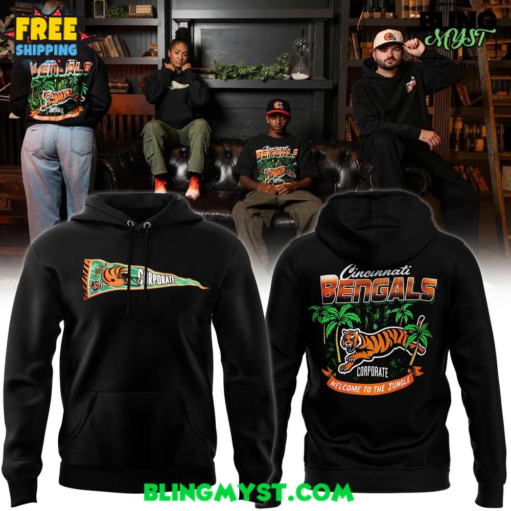 Welcome to the Jungle Cincinnati Bengals Special Hoodie Welcome to the Jungle Cincinnati Bengals Special Hoodie