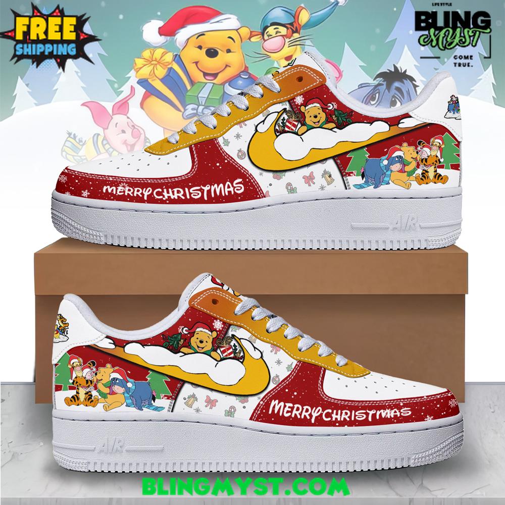 Winnie the Pooh Merry Christmas Limited Edition Air Force 1 Winnie the Pooh Merry Christmas Limited Edition Air Force 1