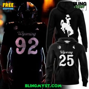 Wyoming Cowboys Dark Mode 2025 Hoodie