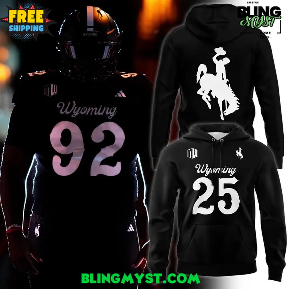 Wyoming Cowboys Dark Mode 2025 Hoodie Wyoming Cowboys Dark Mode 2025 Hoodie