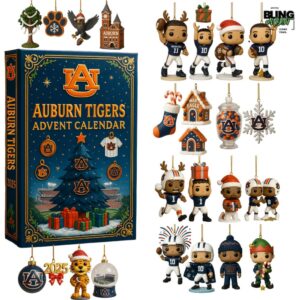 2025 Auburn Tigers Football Limited Edition Advent Calendar