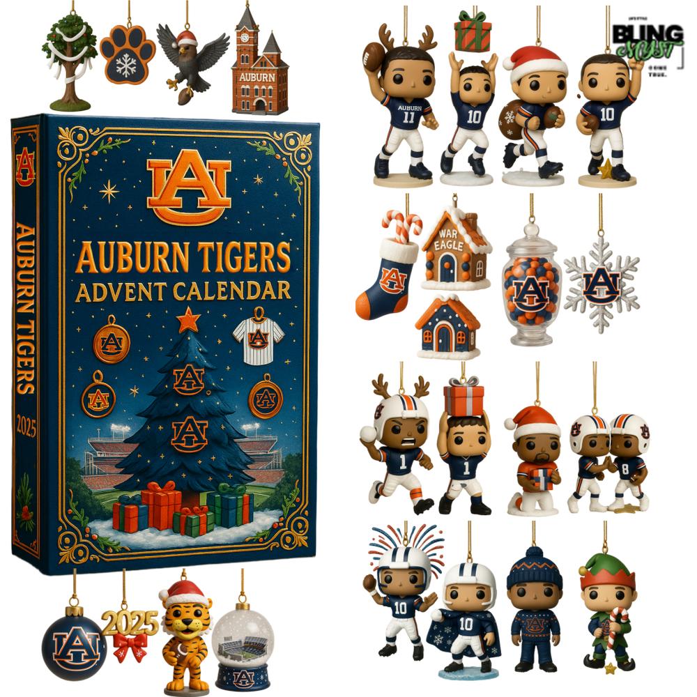 2025 Auburn Tigers Football Limited Edition Advent Calendar 2025 Auburn Tigers Football Limited Edition Advent Calendar