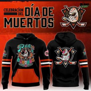 Anaheim Ducks Día De Los Muertos 2025 Hoodie
